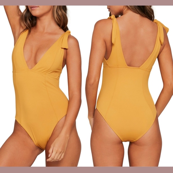 l*space Other - NEW L Space Isabelle One-Piece Swimsuit 12 Yellow